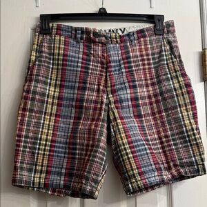Old Navy Men's Plaid Shorts - Red, Yellow, Blue, Green size 30